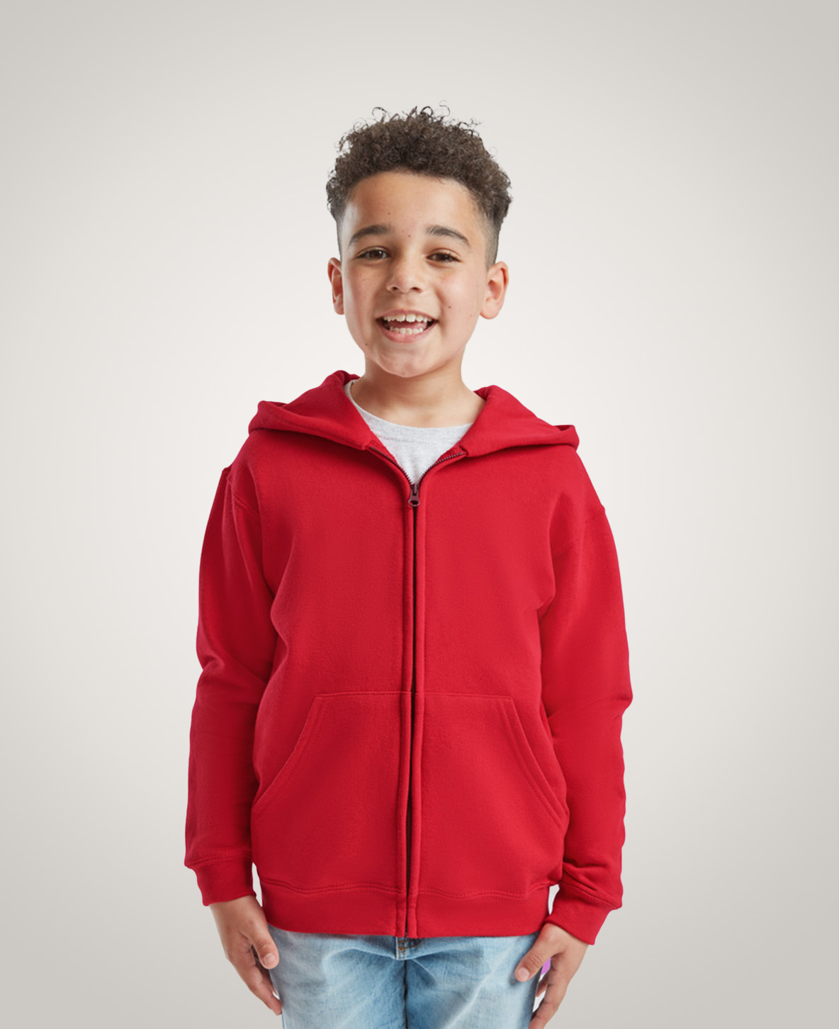 Sweater kinder Fruit Hooded hele rits